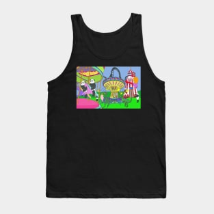 Jurassic Panda Fun Fair Tank Top